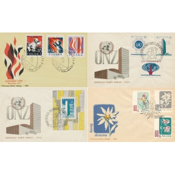 Koperty FDC Rocznik 1957 r